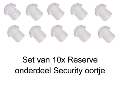 Reserve onderdeel Security oortje