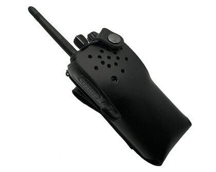 Lederen holster voor Kenwood TK / NX serie 