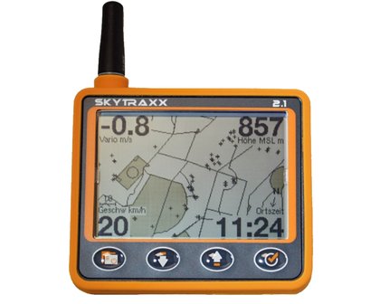 Skytraxx 2.1 vario met Flarm en Fanet