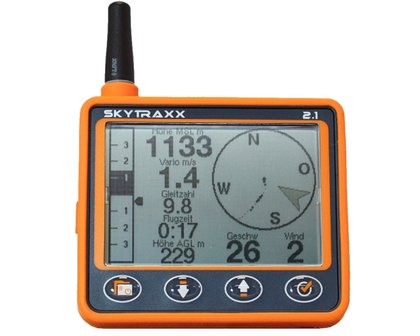 Skytraxx 2.1 vario met Flarm en Fanet