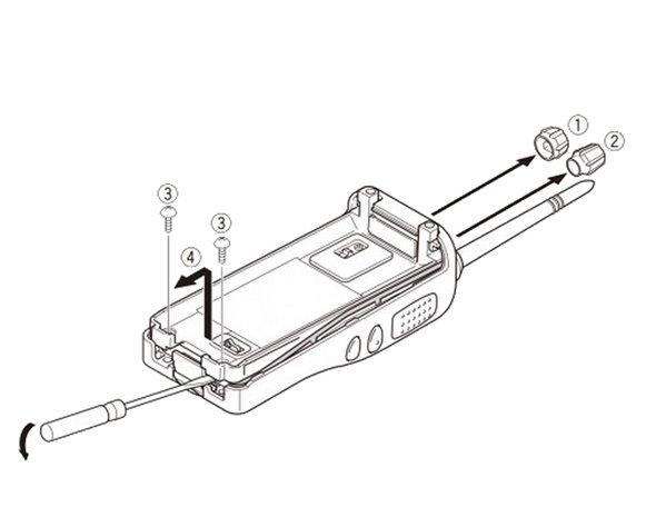 Kenwood antenne TK-3201/3301/3401D