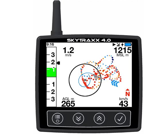 Skytraxx 4.0 FLARM en FANET