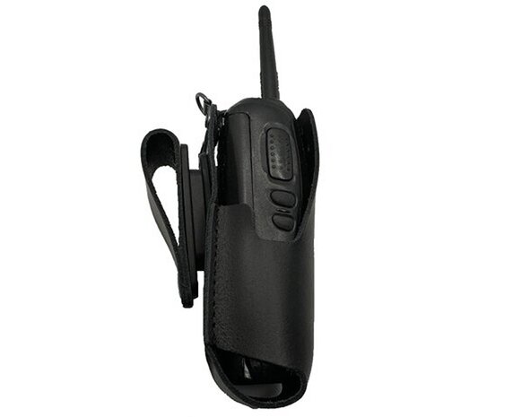 Lederen holster voor Kenwood TK / NX serie 