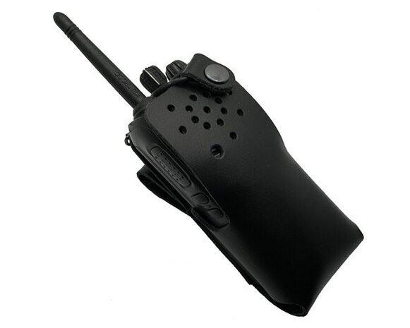 Lederen holster voor Kenwood TK / NX serie 