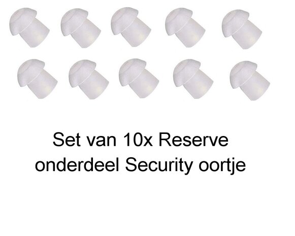 Reserve onderdeel Security oortje